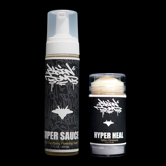 HYPER HEAL + SUPER SAUCE Tattoo Aftercare Kit